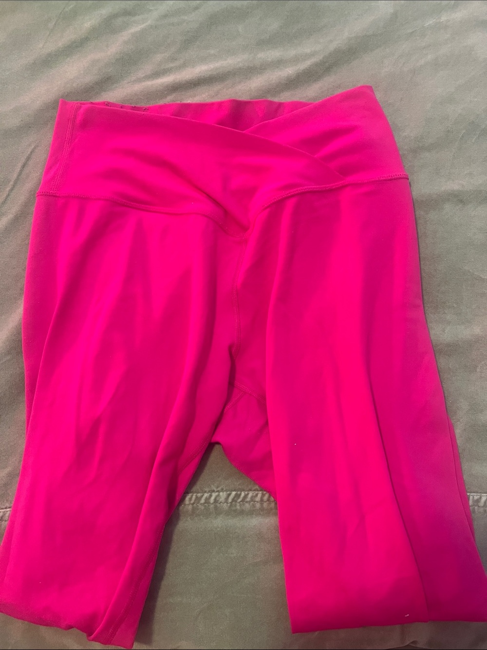 CRZ YOGA CrossWaisted Hot Pink Leggings